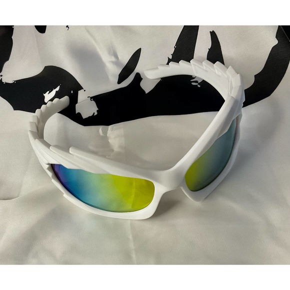 Unisex hip hop cat eye oversized sunglasses - Picture 3 of 4